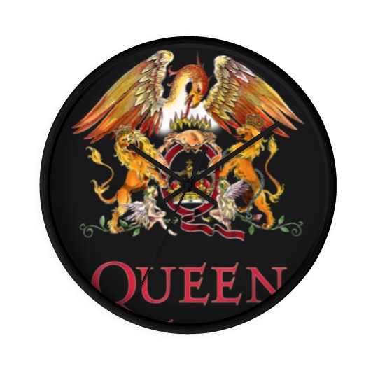 Discover Queen White Crest Freddie Mercury Brian May Wall Clocks Wall Clocks