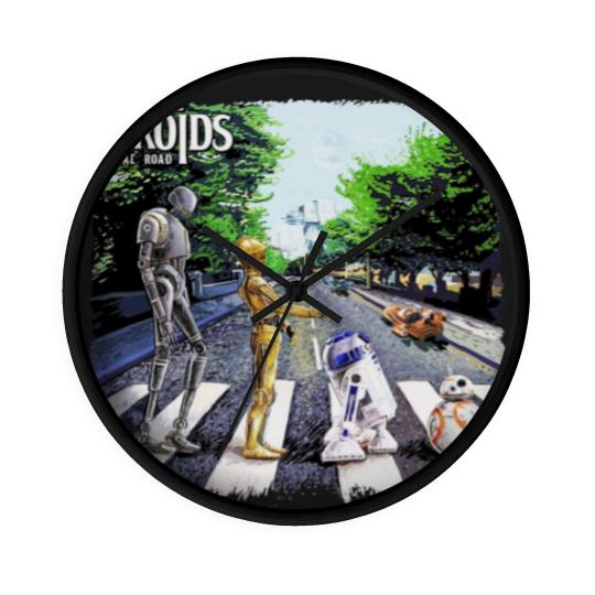 Discover Droids Abbey Road Movie Fan Famous Androids Wall Clocks