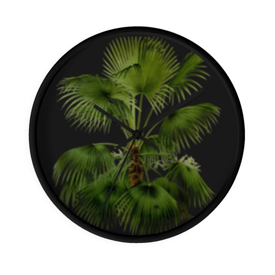 Discover Palm Tree Botanical Illustration Wall Clocks