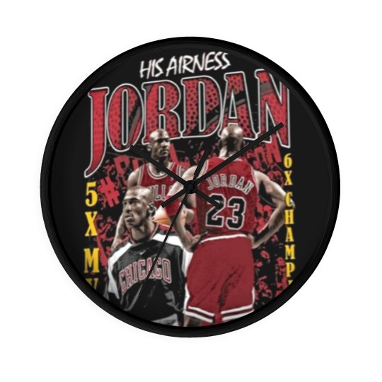 Discover Vintage King Michael Jordan Graphic Wall Clocks Wall Clocks Vintage Wall Clocks
