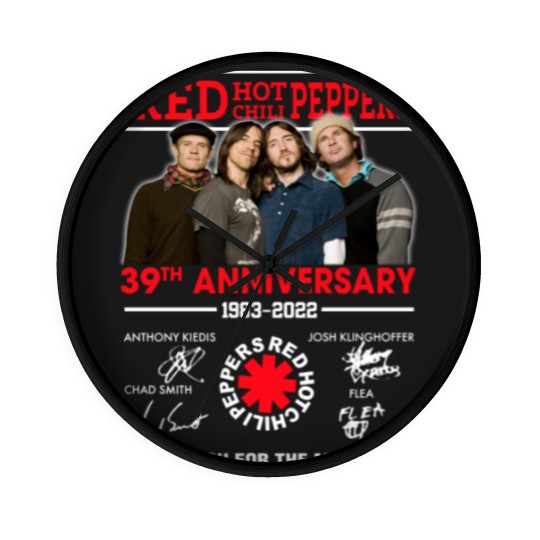 Discover Vintage Red Hot Chili Peppers By The Way Wall Clocks, Red Hot Chili Peppers Wall Clocks