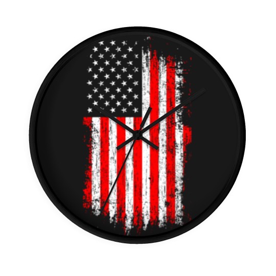Discover American flag Wall Clocks
