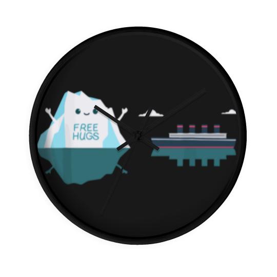 Discover Retro Funny Titanic Cruise Ship Iceberg 1912 Cruis Wall Clocks
