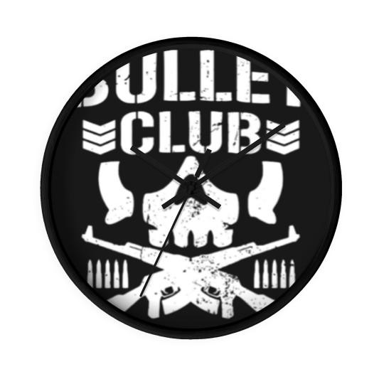 Discover Japan Pro Wrestling Bullet Club Bone Soldier Wall Clocks