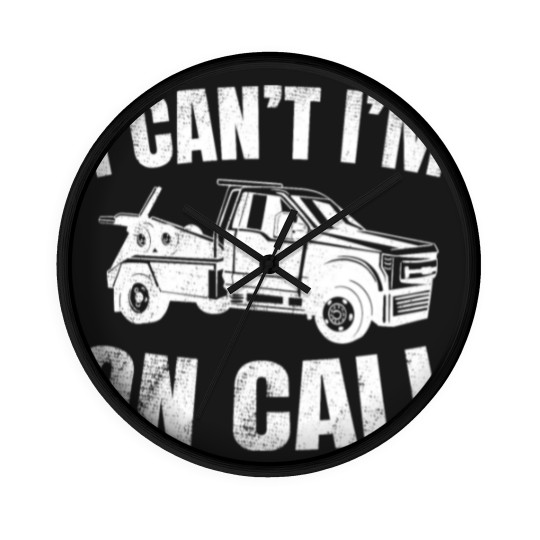 Discover Tow Truck Driver Wrecker Recovery Vehicle Wall Clocks