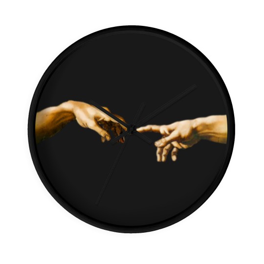 Discover Michelangelo Creation of Adam - Creation Of Adam - Wall Clocks