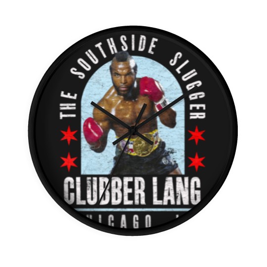 Discover Clubber Lang: The Southside Slugger (Distressed) - Clubber Lang - Wall Clocks