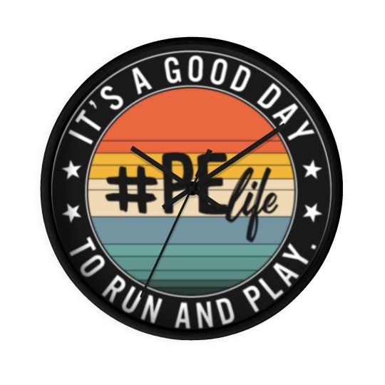 Discover Physical Education Teacher Wall Clocks, Good Day To Run Wall Clocks
