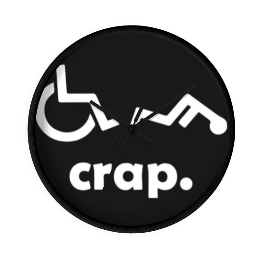 Discover Crap Handicap Wall Clocks