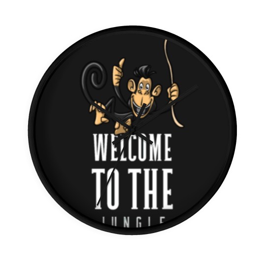 Discover Welcome to the jungle Wall Clocks