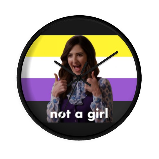Discover Nonbinary Janet “Not a Girl” (The Good Place) - The Good Place - Wall Clocks