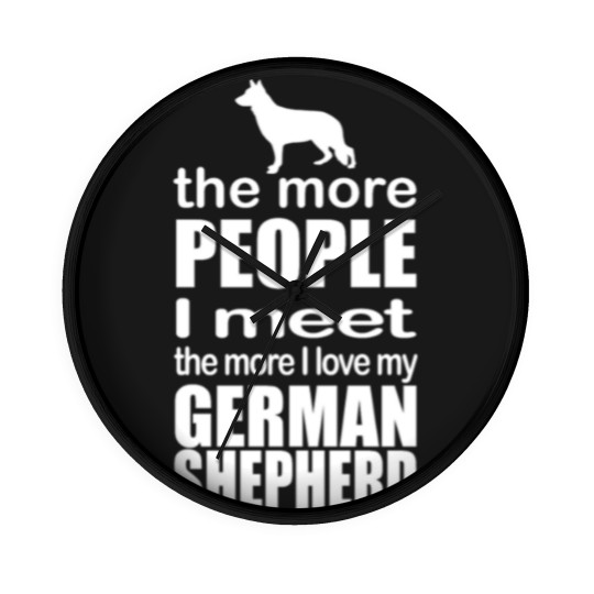 Discover German shepherd Dogs t Funky Jokes Wall Clocks