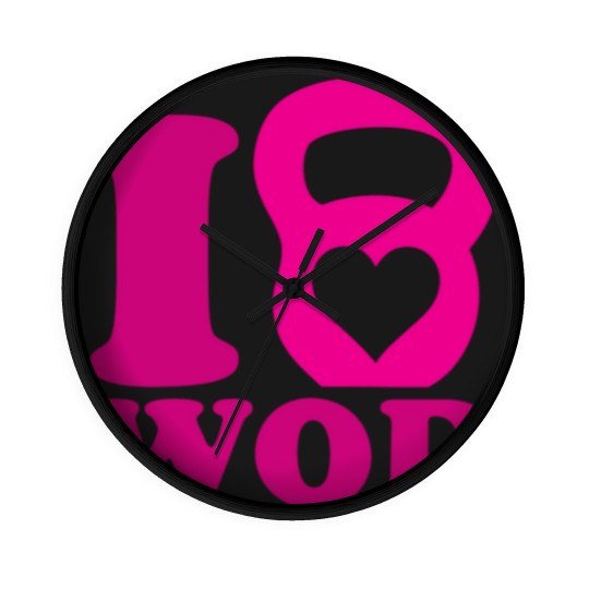 Discover I Love WOD (CrossFit) Wall Clocks