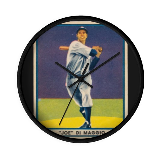 Discover Joe DiMaggio 1941 Play Ball - Joe Dimaggio - Wall Clocks