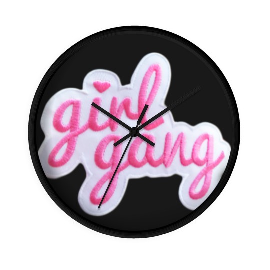Discover Girl Gang Patch Wall Clocks