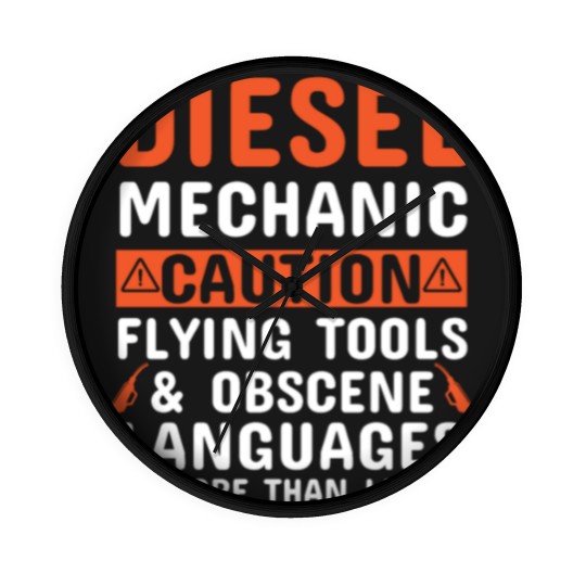 Discover Mechanic - Diesel Mechanic Wall Clocks