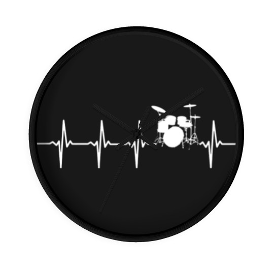 Discover Drummer Heartbeat Gift For Drummers & Percussionists - Drummer - Wall Clocks