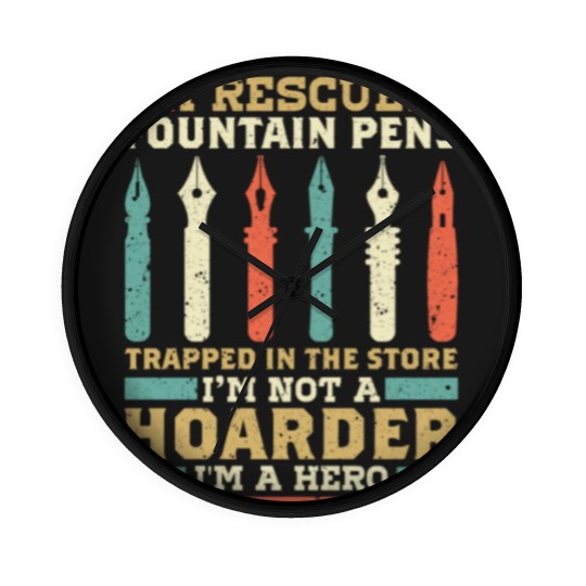Discover Collectors Pens Ink Fountain Pen Collector Gifts Wall Clocks