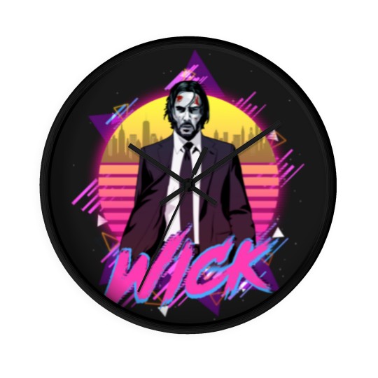 Discover John Wick Retro - John Wick - Wall Clocks