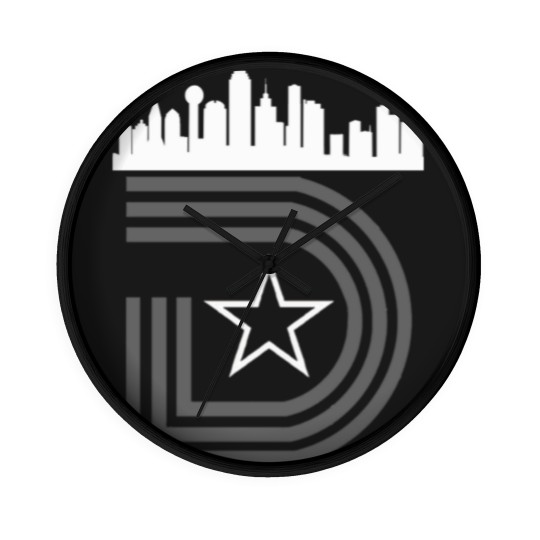 Discover Triple D Skyline (Various Colors Available) - Triple D Skyline And Mask - Wall Clocks