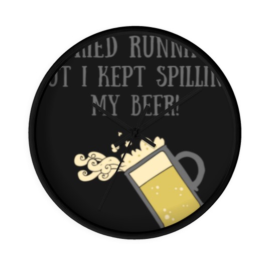 Discover Run with Beer Wall Clocks