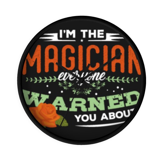 Discover Magicians Magic Magician Wizard Sorcery Trick Gift Wall Clocks