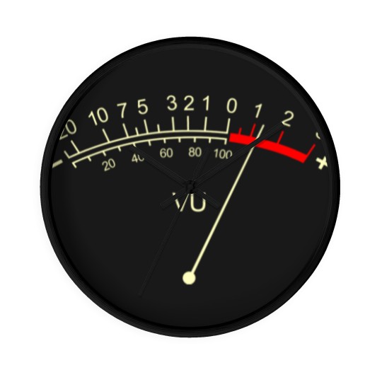 Discover VU Meter Analog Vintage - Vu Meter - Wall Clocks