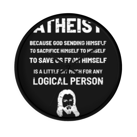 Discover Atheist Atheism Anti-Christ Wall Clocks