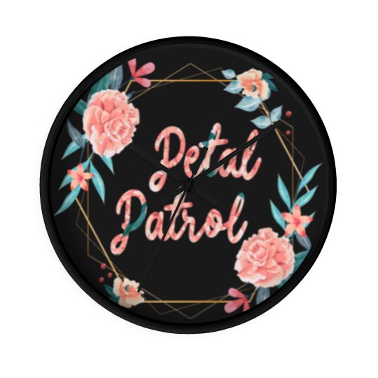 Discover Flowers Floral Petal Patrol Wall Clocks