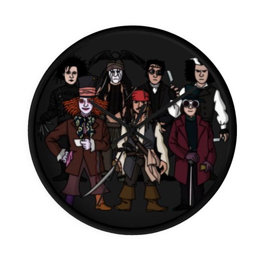 Discover Johnny Depps - Johnny Depp - Wall Clocks
