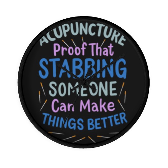 Discover Acupuncture Acupuncturist Wall Clocks