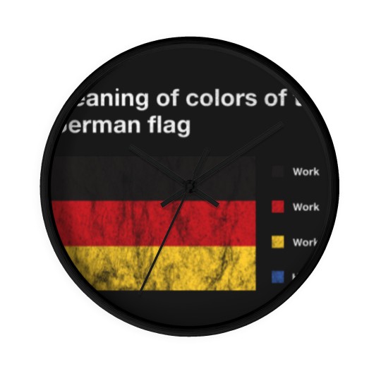 Discover Meaning Of Colors Of The German Flag Meme for Wall Clocks