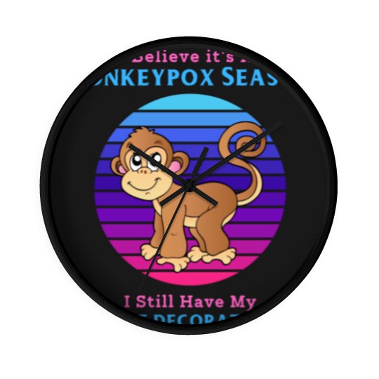 Discover Funny Political Monkeypox Wall Clocks
