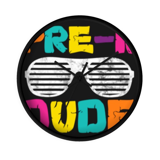 Discover Pre-K Dude Back To School Teacher Student Preschool Wall Clocks