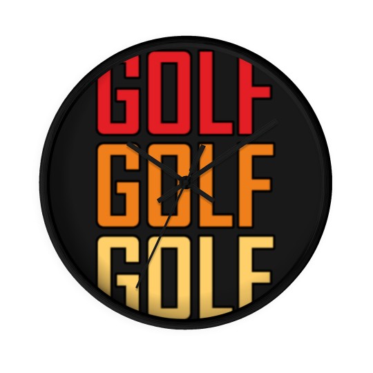 Discover Golf Golf Golf Wall Clocks