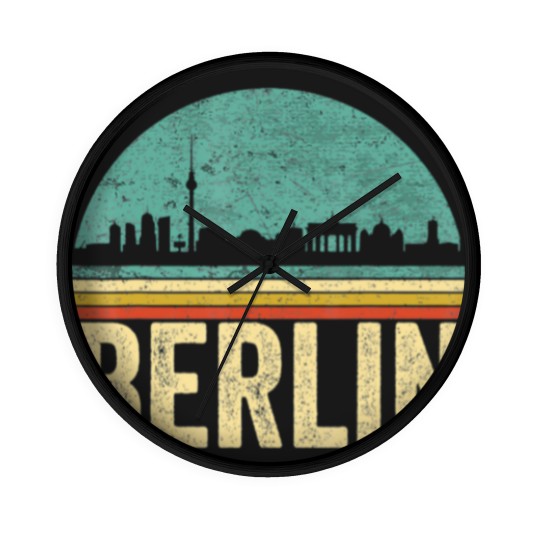 Discover Vintage 80s Retro Berlin Souvenir Skyline Berlin Wall Clocks