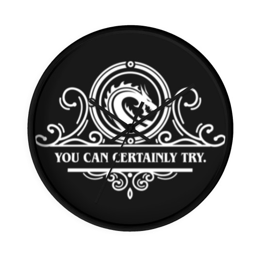 Discover Game Master Quote You Can Certainly Try - Dungeons And Dragons - Wall Clocks