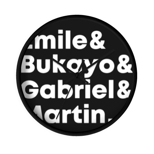 Discover Emile Bukayo Gabriel Martin Wall Clocks