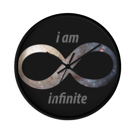 Discover i am infinite - infinity Wall Clocks