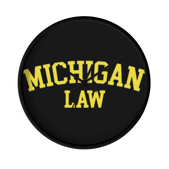 Discover Michigan Law Michigan Bar Graduate Gift Lawyer Col Wall Clocks
