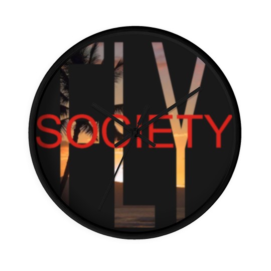 Discover Fly Society Paradise Wall Clocks