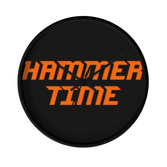 Discover Hammer Time orange - Hammer Time - Wall Clocks