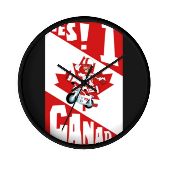 Discover Yes! I Canada - 1 - Duke Caboom Canadian Stuntman - Wall Clocks