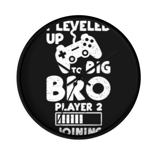 Discover I Leveled Up To Big Bro Player 2 Joining - Brother Wall Clocks