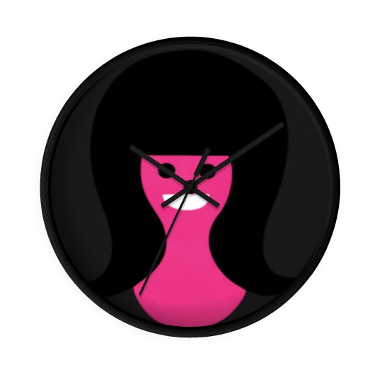 Discover That Girl logo Wall Clocks
