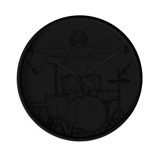 Discover Vitruvian Drummer Band Wall Clocks