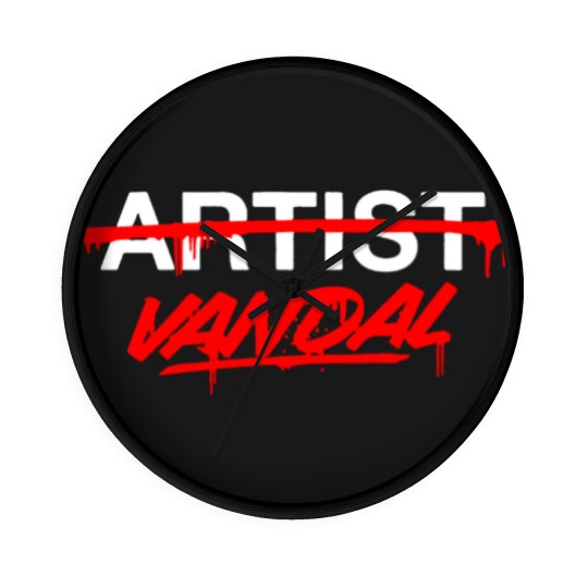 Discover Vandal Not Artist Wall Clocks