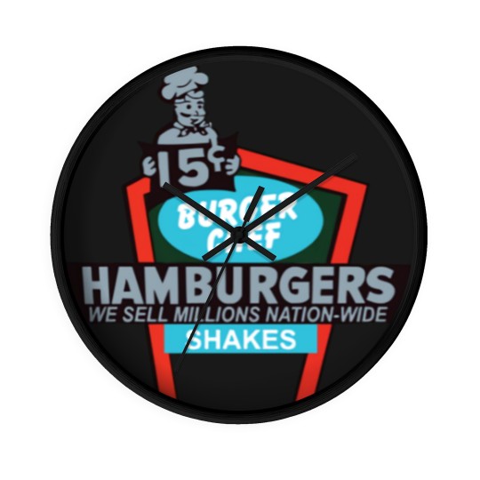 Discover Burger Chef - Burger Chef - Wall Clocks