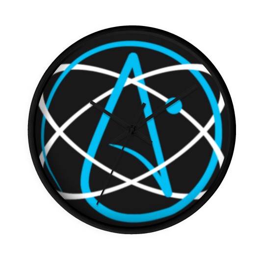 Discover Atheist Atom Logo Wall Clocks