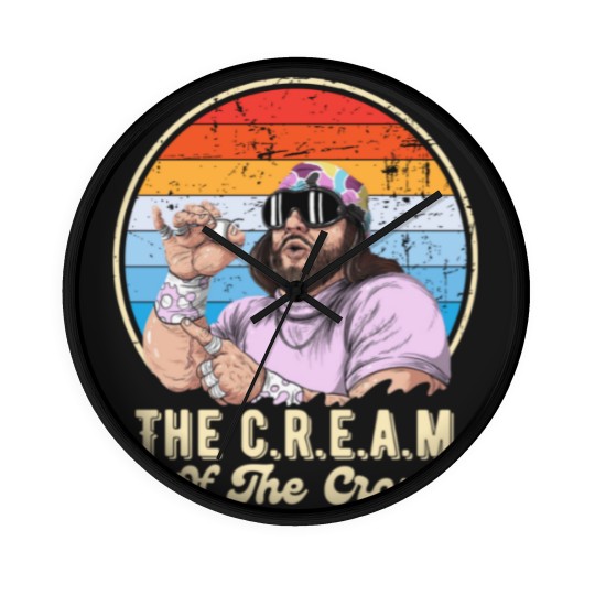 Discover The C.R.E.A.M of the crop Randy Savage legend - Macho Man - Wall Clocks